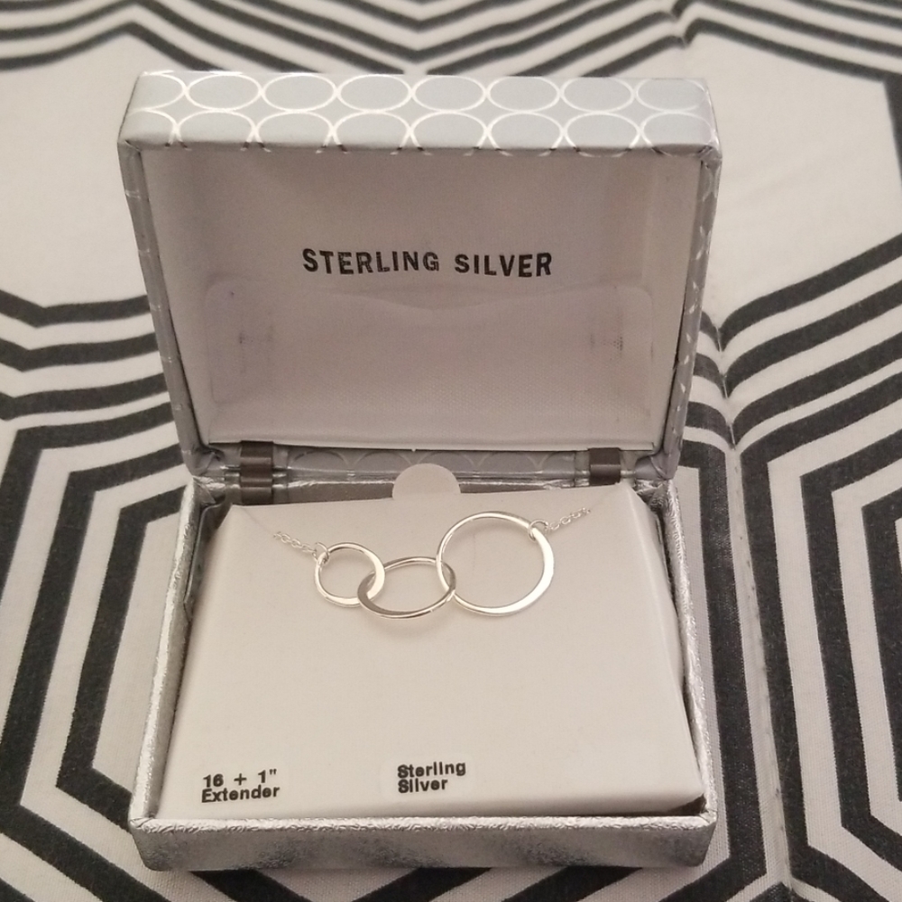 Sterling Silver Circle Necklace